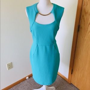 NWOT Bisou Bisou Light Blue Dress